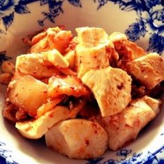 A picture of Super Easy for Short-term Diets Kimchi Tofu.