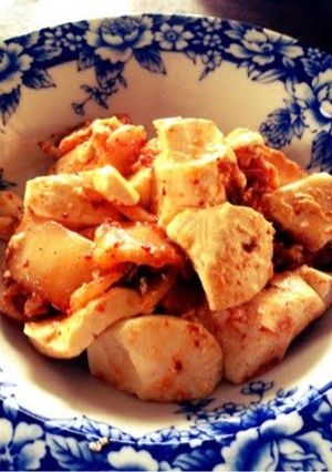 A picture of Super Easy for Short-term Diets Kimchi Tofu.