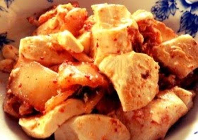 Super Easy for Short-term Diets Kimchi Tofu