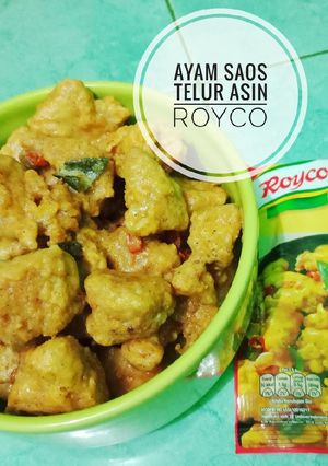 Foto resep Ayam Saos Telur Asin Royco