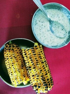 भुट्टा और दही की चटनी (Bhutta aur dahi ki chutney recipe in Hindi) रेसिपी मुख्य फोटो