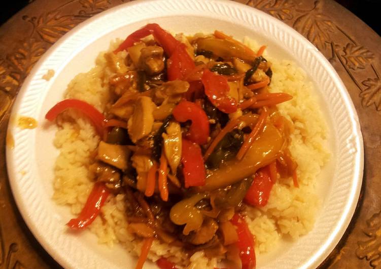 Simple Way to Prepare Quick Sheree&#39; Chicken and Veggie Stir Fry