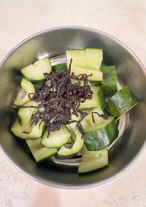 昆布鹽涼拌小黃瓜🥒 的食譜成品照片