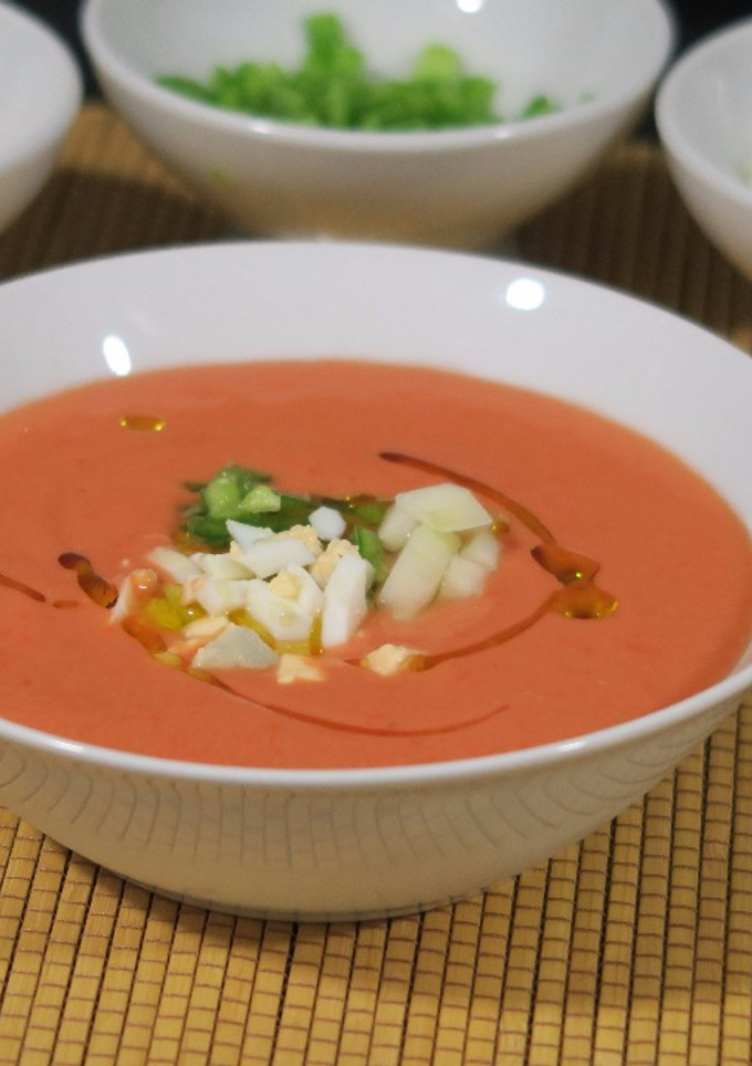 Una foto de Gazpacho andaluz (Vídeo)
