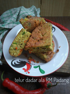 Foto resep Telur dadar tebal ala RM Padang #seninsemangat