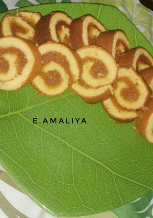 Foto resep Bolu Gulung nanas anti gagal (untuk pemula) // takaran sendok