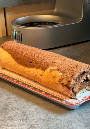 Une photo de Gâteau roulé à la pâte à tartiné