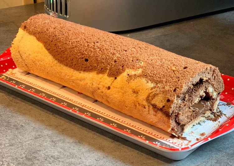 Comment Servir Gâteau roulé à la pâte à tartiné