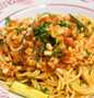 Simple Way Make Recipe Simmered Seafood Spaghetti that is Delicious, Delicious}