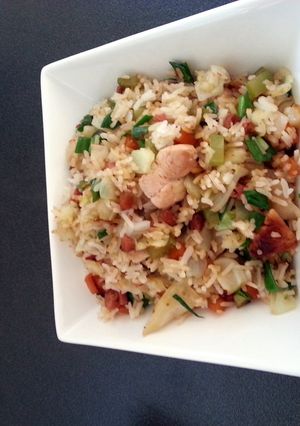 A picture of Nasi Goreng.