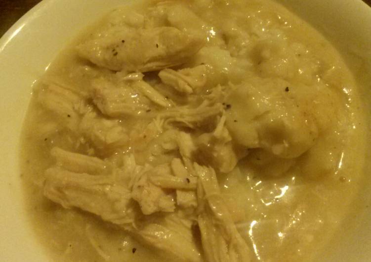 Step-by-Step Guide to Prepare Any-night-of-the-week Crock pot Chicken and dumpling with rice