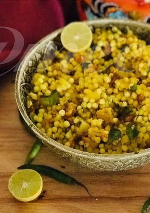 A picture of Sabudana Khichdi.