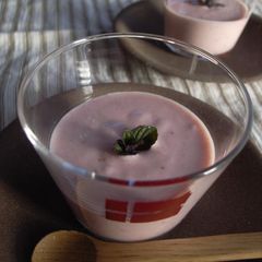 Non-Dairy Brown Rice Amazake Strawberry Yogurt A picture of Non-Dairy Brown Rice Amazake Strawberry Yogurt.