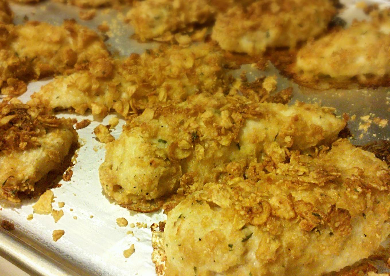 Cornflake Parmesan Chicken Tenders