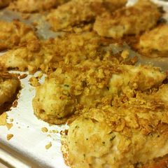 A picture of Cornflake Parmesan Chicken Tenders.