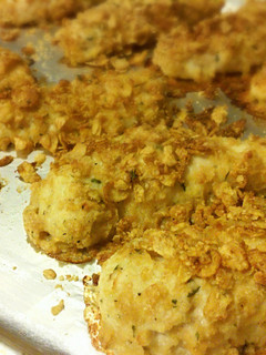 A picture of Cornflake Parmesan Chicken Tenders.