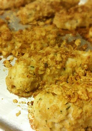 A picture of Cornflake Parmesan Chicken Tenders.