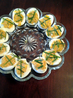 A picture of Game Day Deviled Eggs.
