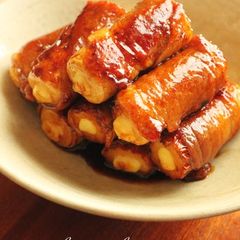 A picture of Meat-Wrapped Chikuwa and Cheese.