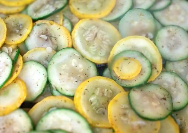 Steps to Prepare Easy summer squash &amp; Zucchini in 26 Minutes for Young Wife