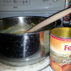 A picture of Pumpkin Soup.