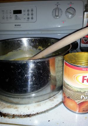 A picture of Pumpkin Soup.