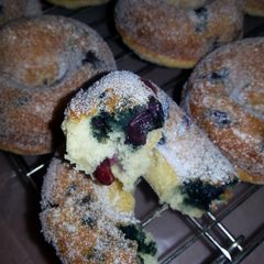 A picture of Baked Blueberry " Donuts ".