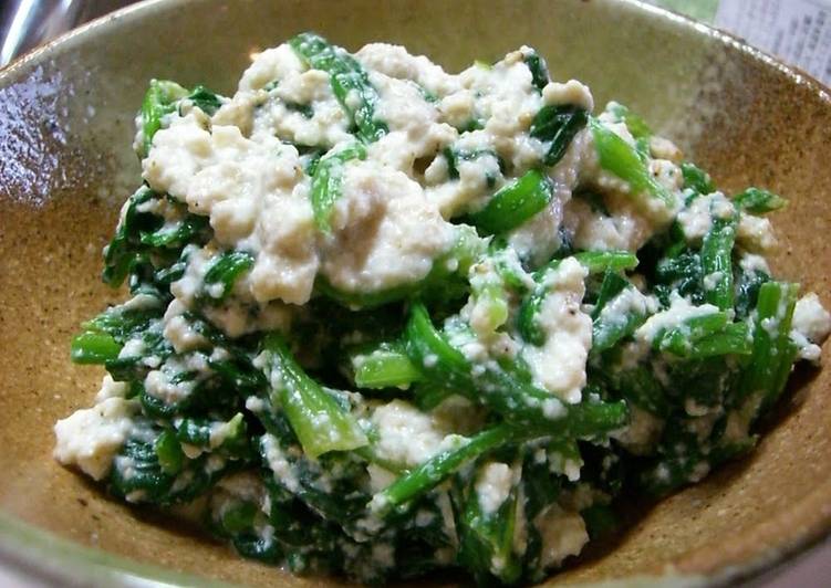 Simple Way to Prepare Super Quick Homemade Grandma&#39;s Recipe for Spinach Shira-ae