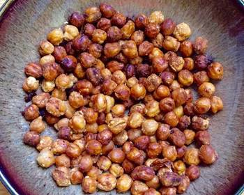 Easy Fast Cooking Roasted Crunchy Parmesan Garlic Chickpeas Delicious Perfect