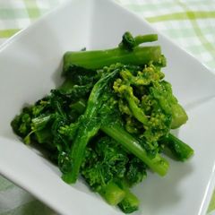 A picture of Easy ★ Nanohana Dressed in Japanese Mustard in 3 Minutes.