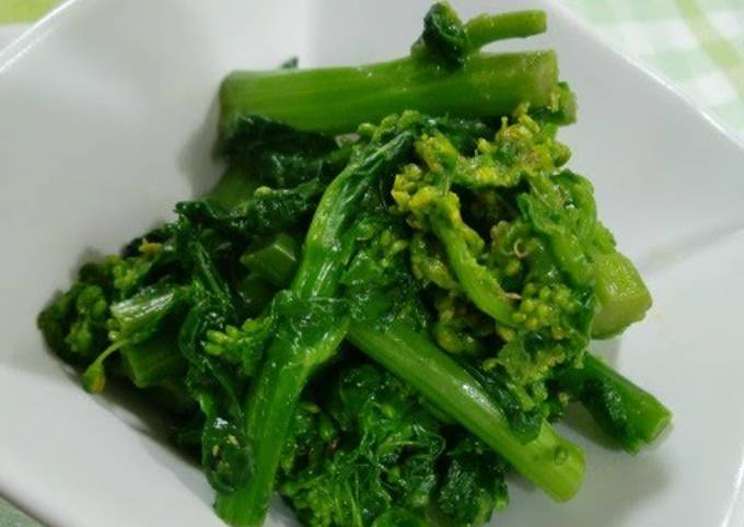 Recipe of Delicious Easy ★ Nanohana Dressed in Japanese Mustard in 3 Minutes