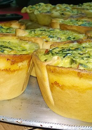 Una foto de Canastitas de verdura y ricota