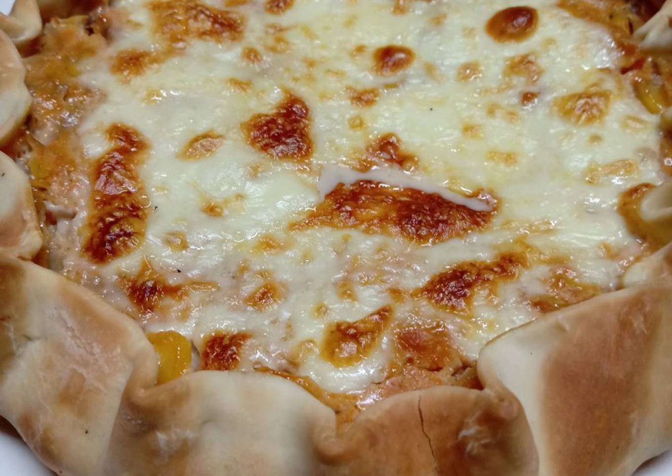 Tarta (pascualina) saludable, con sobras de comida!