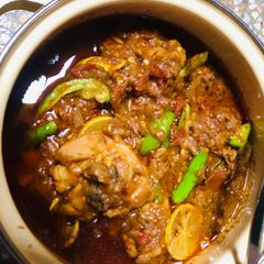 A picture of Chicken korma.