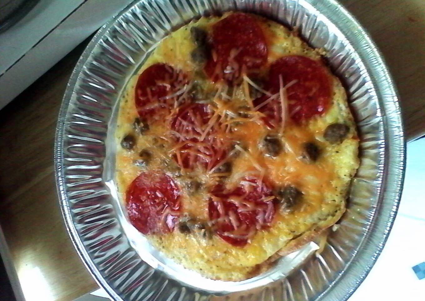 Egg pizza