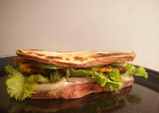 Recipe of Gordon Ramsay No-bread red bean patty subs!