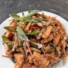 รูปของ Tempe teri kecombrang cabe ijo