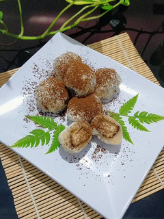 Foto resep Mochi isi Wafer Caramel (tanpa tepung ketan)