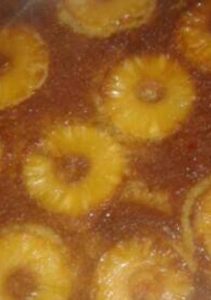 صورة لوصفة كيكه الاناناس