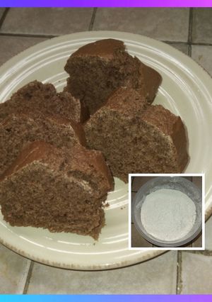 Una foto de Budín de harina de avena y cacao amargo