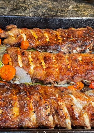 Una foto de Costillitas de cerdo al horno