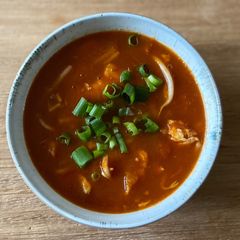 A picture of Chinese Tomatosoup.