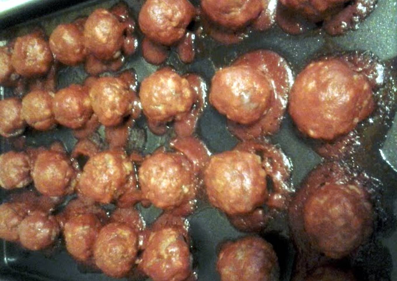 Grandma's Sweet & Sour meatballs