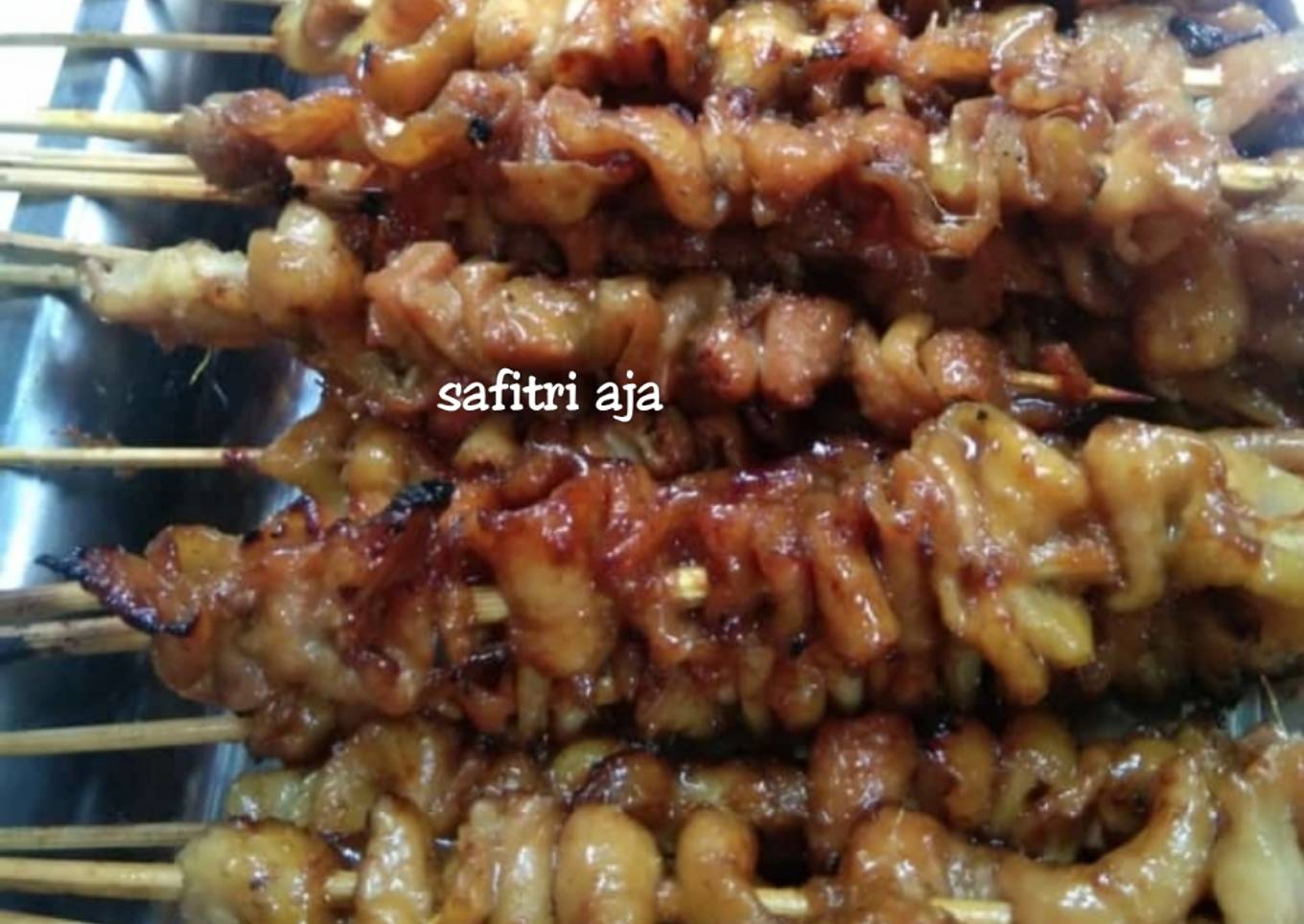Sate kulit ayam ala² angkringan