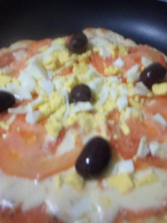 Una foto de Pizza a la sartén