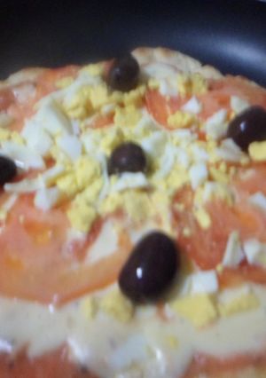 Una foto de Pizza a la sartén