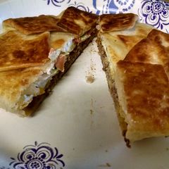 A picture of Home Made Crunch Wrap Supremes.