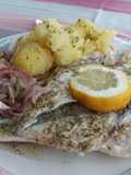 Pescado de ración horneado