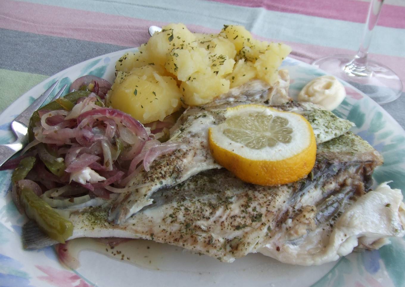 Pescado de ración horneado