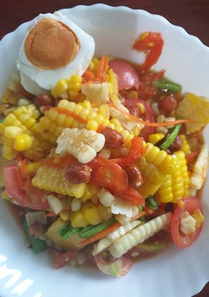 รูปของ ตำข้าวโพดไข่เค็ม